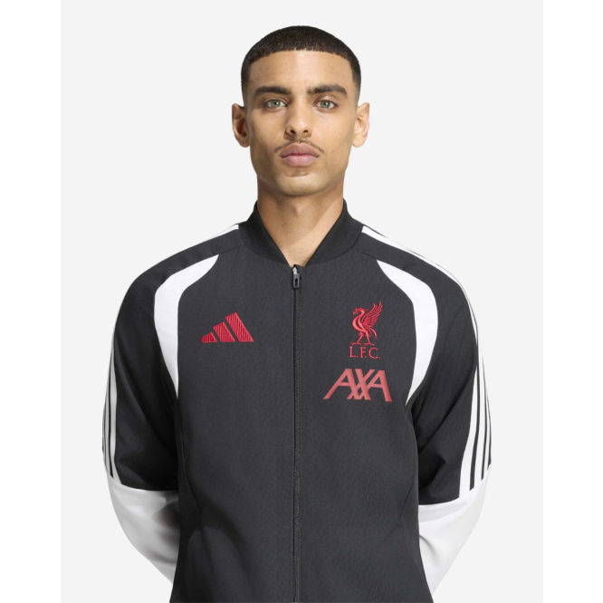 LFC adidas Mens 26/27 Tiro Presentation Jacket Black