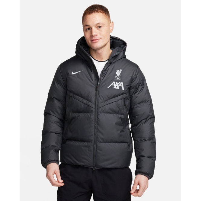 LFC Nike Mens 23 24 Storm FIT Down Jacket Wolf Grey