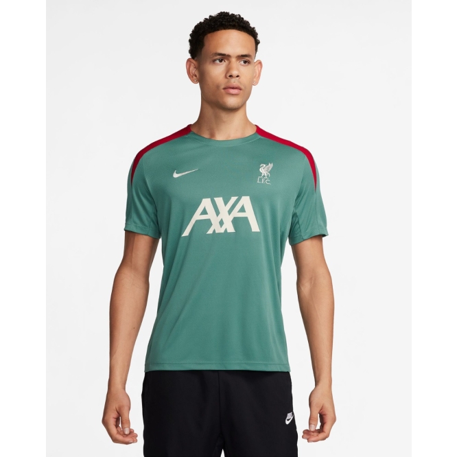 LFC Nike Mens 24 25 Players Short Sleeve Strike Training Top Green