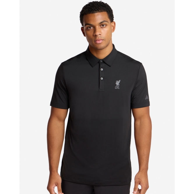LFC adidas Adults Ultimate365 Solid Polo Shirt Black