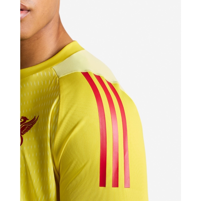 LFC Adidas メンズ 25/26 ロングスリーブゴールキーパージャージーイエロー