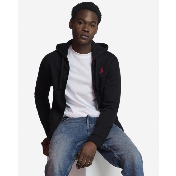 Liverpool FC Black Hoodie | LFC Hoodie Mens | LFC Store