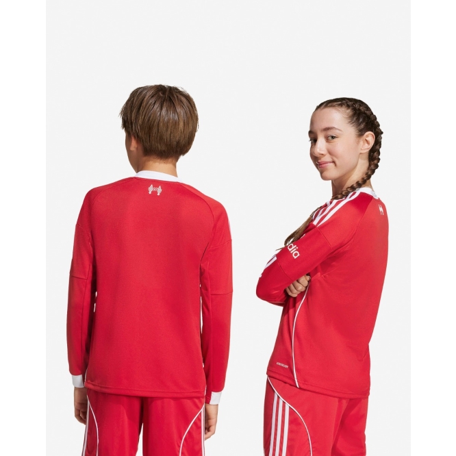 LFC adidas Youth 25/26 Home Long Sleeve Jersey