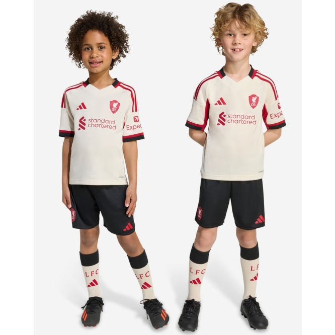 LFC adidas Kids 25/26 Away Mini Kit