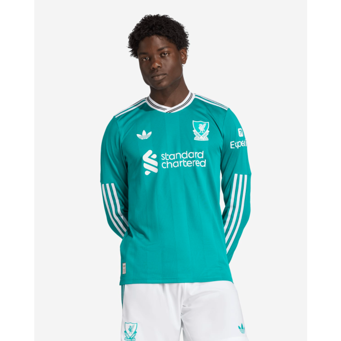 LFC adidas Mens 25/26 Authentic Third Long Sleeve Jersey