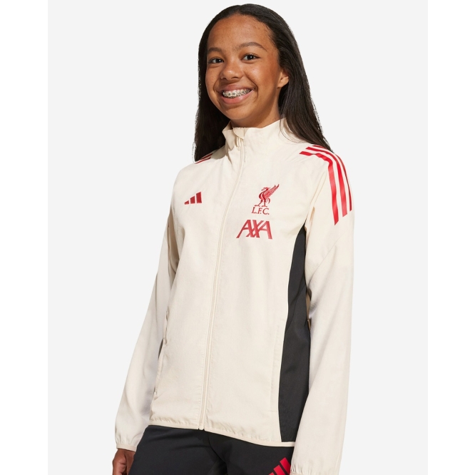 LFC adidas Youth 25/26 Domestic Training Jacket White