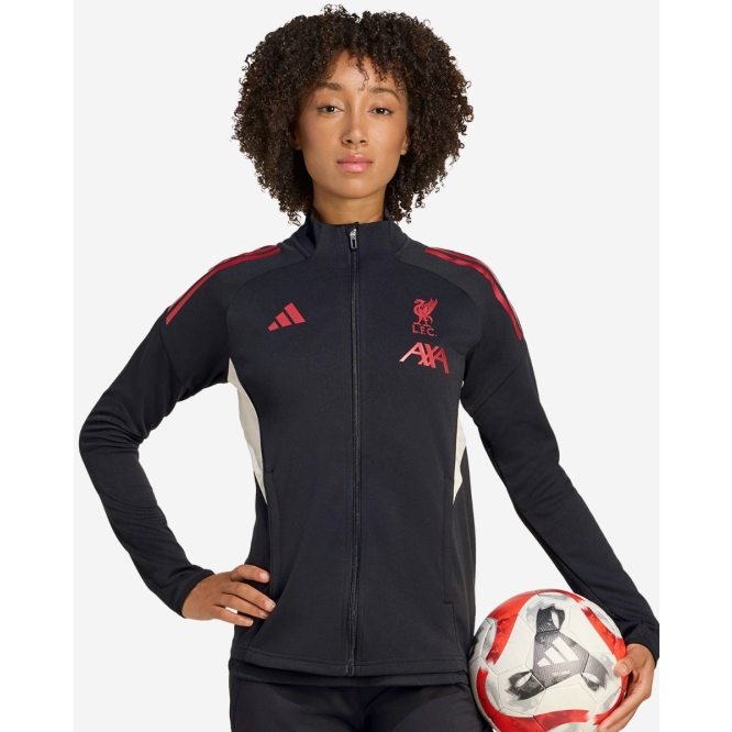 LFC adidas Womens 25/26 Domestic Training Jacket Black