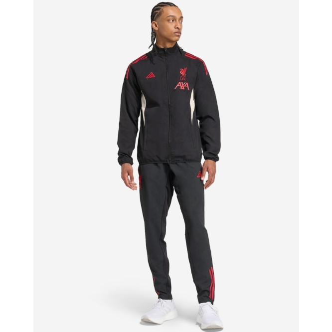 LFC adidas Mens 25/26 Domestic Training Jacket Black