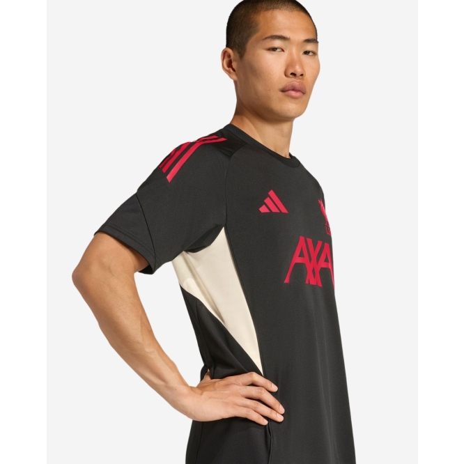 LFC adidas Mens 25/26 Domestic Short Sleeve Top Black