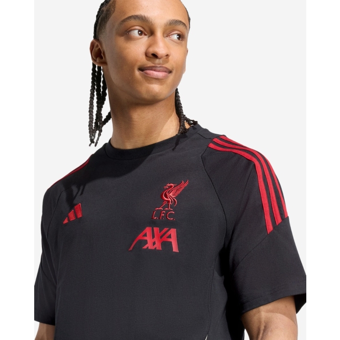 LFC adidas Mens 25/26 Domestic Training Tee Black