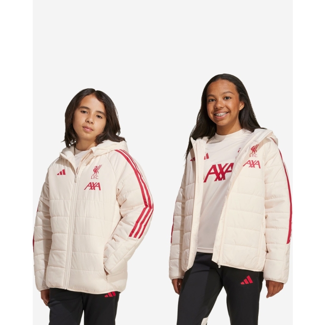 LFC adidas Youth 25/26 Puffa Jacket White
