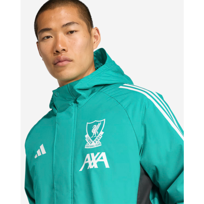 LFC adidas Mens 25/26 European Long Matchday Jacket