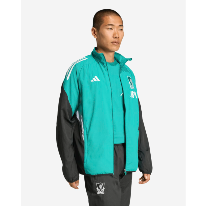 LFC adidas Mens 25/26 European Pre Match Jacket