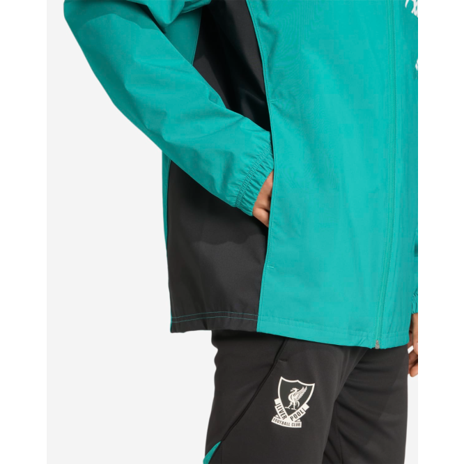 LFC adidas Mens 25/26 European Rain Jacket