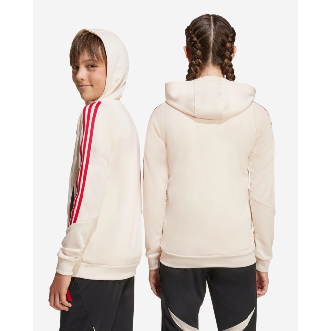 LFC adidas Youth 25/26 Domestic Training Hoodie White