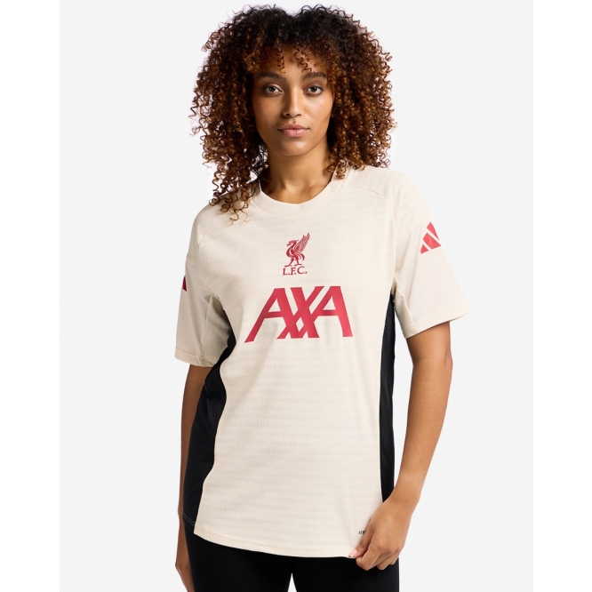 LFC adidas Mens 25/26 Short Sleeve Domestic Top White