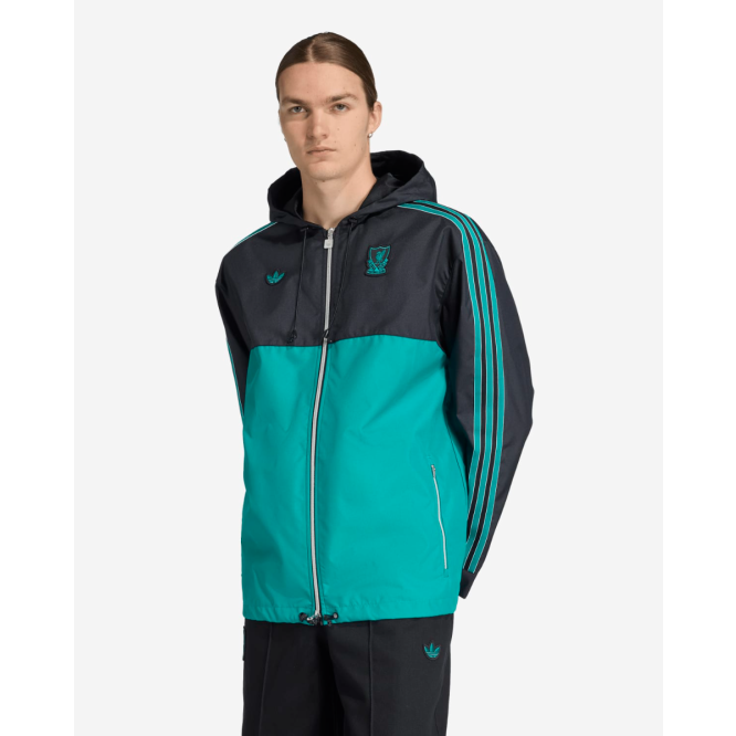 リヴァプールLFC adidas 25/25 Weather Jacket LFC adidas Mens 25/25 Domestic All Weather Jacket White