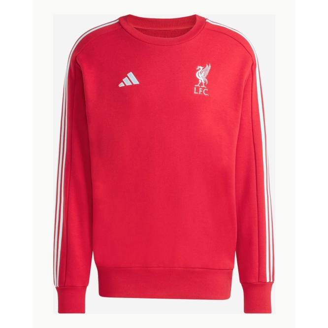 LFC adidas Mens 25/26 DNA Sweatshirt Red