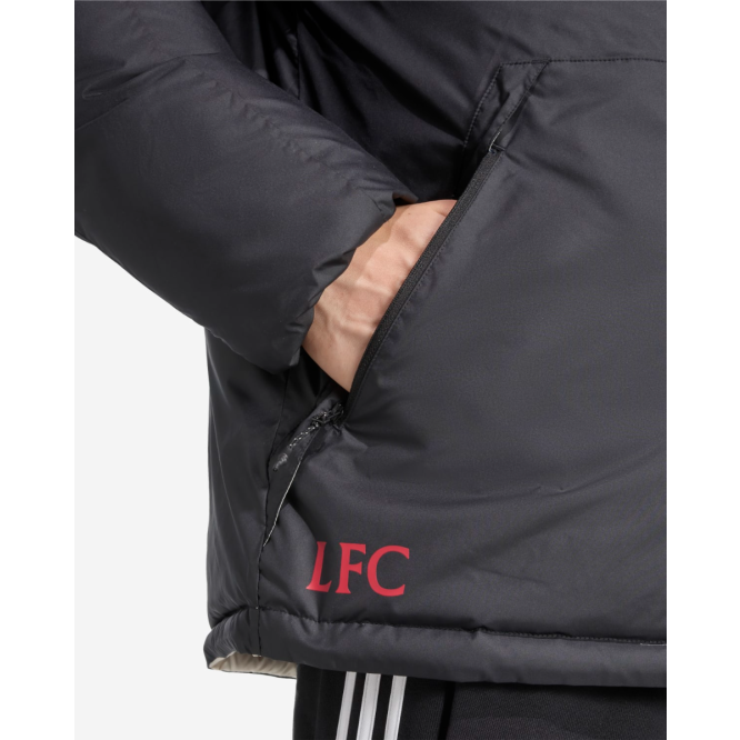 LFC adidas Adults 25/26 Reversible Down Jacket Black