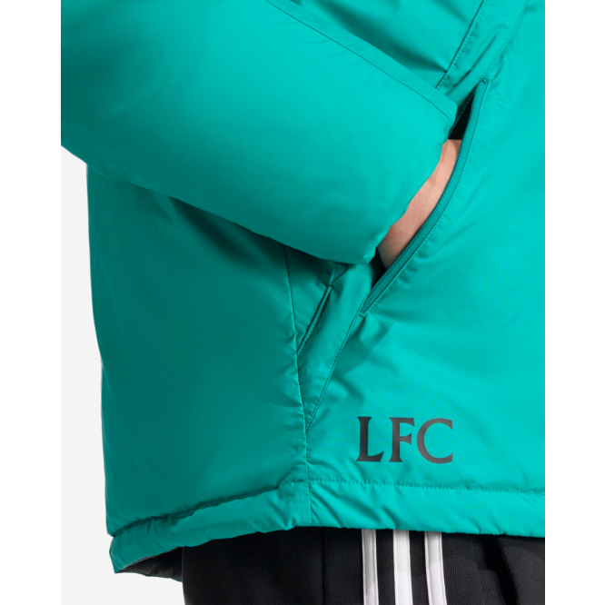 LFC adidas Mens 25/26 Reversible Down Jacket Green