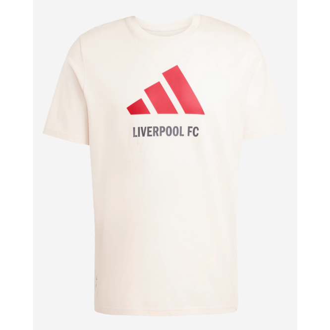 LFC adidas Adults 25/26 Graphic Tee White