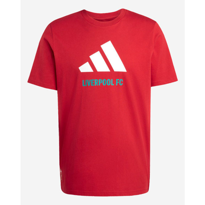 LFC adidas Adults 25/26 Graphic Tee Red