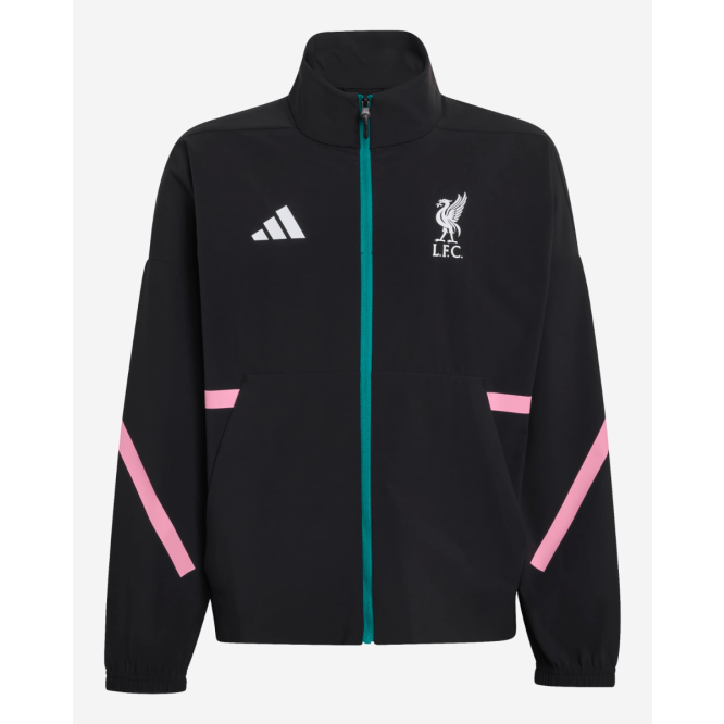 LFC adidas Juniors 25/26 Z.N.E Anthem Jacket Black