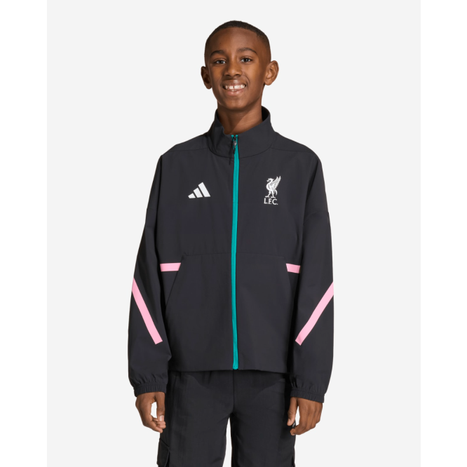 ジャケット・アウター Lil H adidas ORIGINALS MEN'S WANDER HOUR FULL-ZIP PRINTED FLEECE JACKET