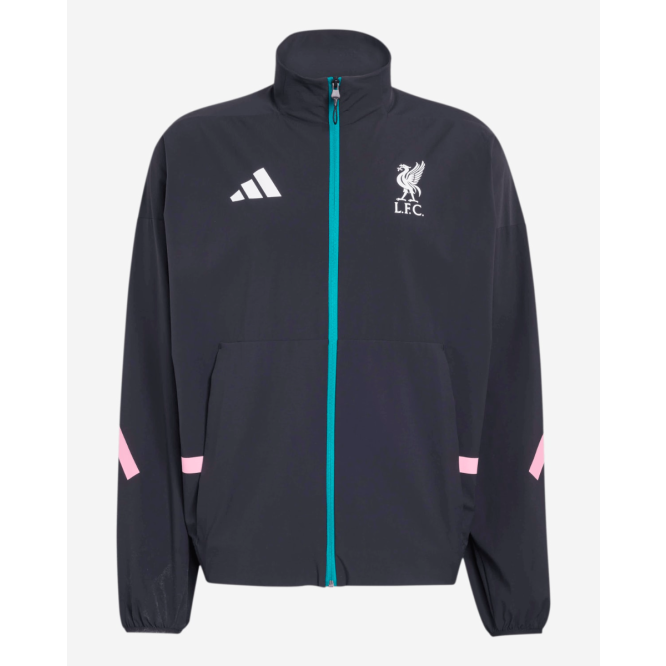 LFC adidas Mens 25/26 Z.N.E Anthem Jacket Black