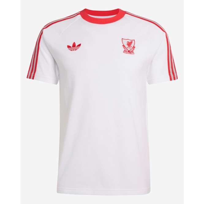 Liverpool FC adidas ホワイト/レッド シャツ M LFC adidas Originals Mens Tee White