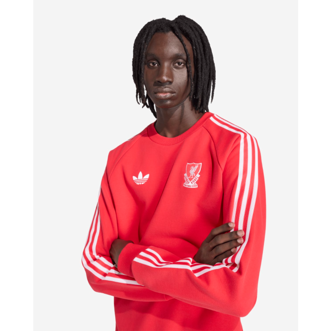 LFC adidas Originals Mens sweatshirt Red
