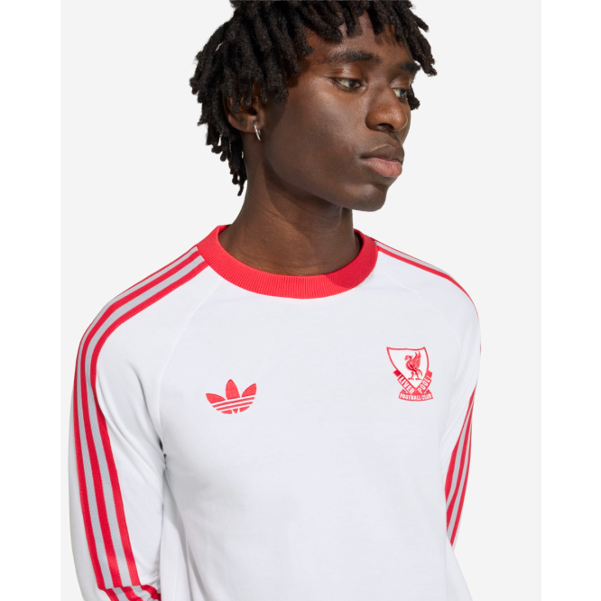 LFC adidas Originals Long Sleeve Tee White