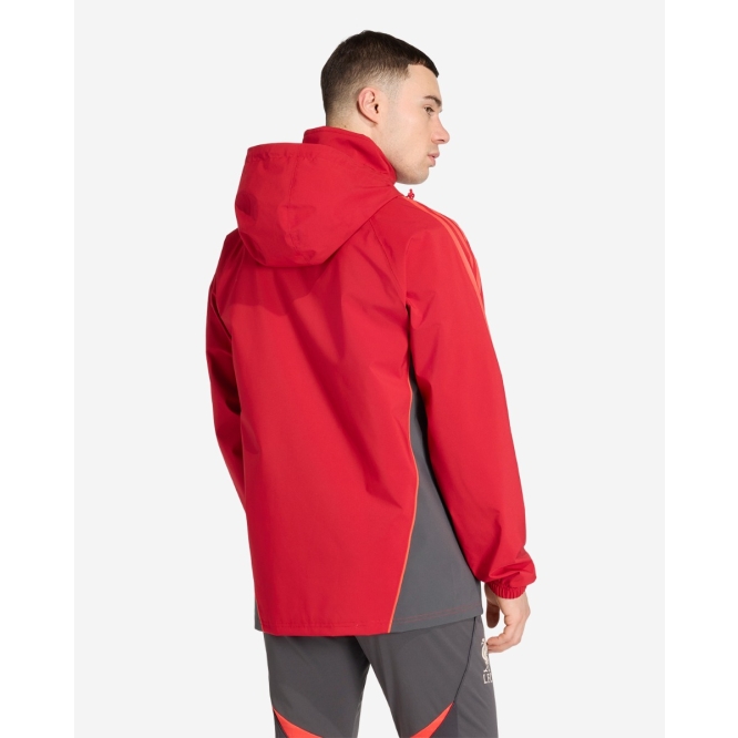 LFC Adidas メンズ 25/26 レインジャケットレッド