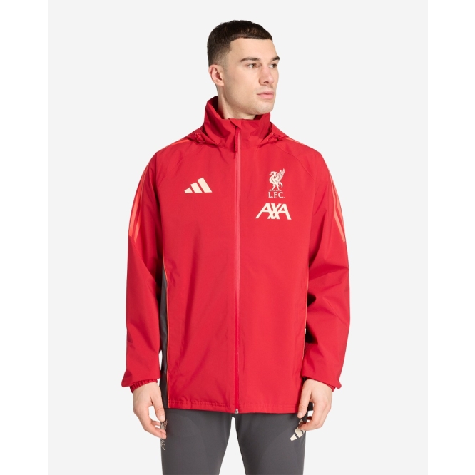 adidas リバプール ジャケット 赤 LFC Adidas Regenjacke für Herren 25/26 Rot