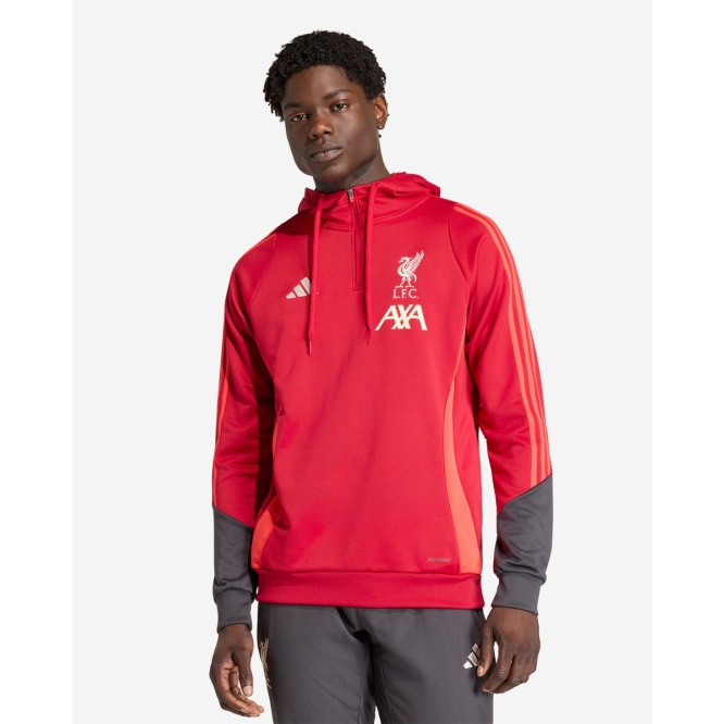 LFC adidas Mens 25/26 Training Hoodie Red