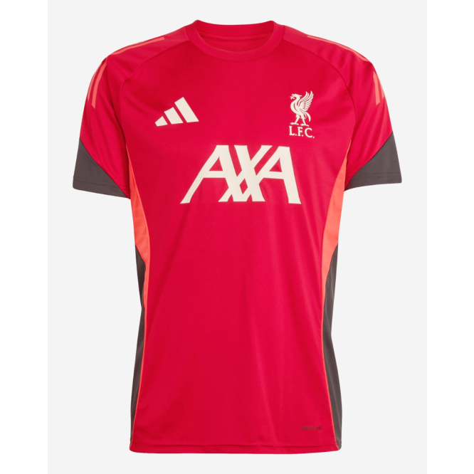 Liverpool FC シャツ レッド LFC Adidas メンズ 25/26 ショートスリーブ Tシャツレッド