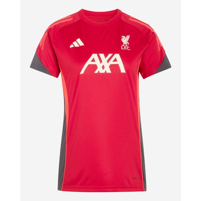 LFC Adidas レディース 25/26 ショートスリーブ Tシャツレッド