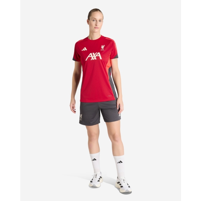 LFC Adidas レディース 25/26 ショートスリーブ Tシャツレッド