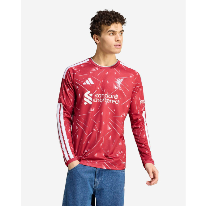26/27 Liverpool LFC 長袖オーセンティックユニフォーム L LFC adidas Mens 26/27 Home Long Sleeve Jersey