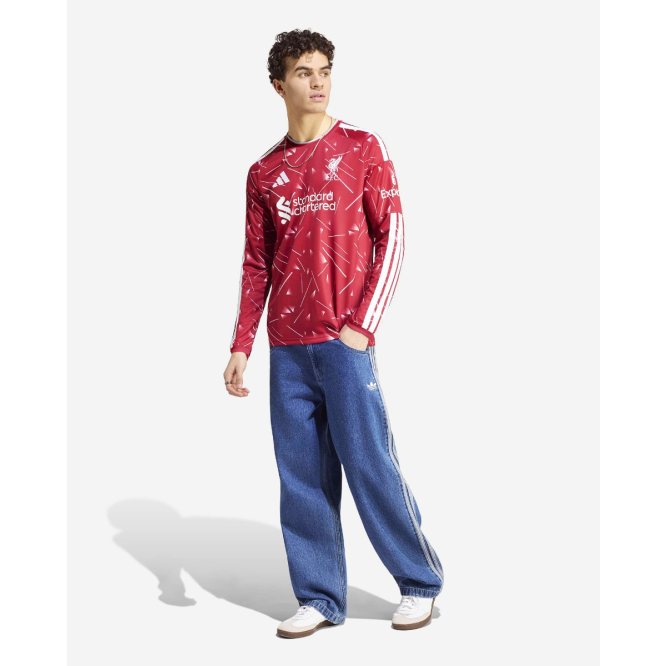 LFC Adidas メンズ 26/27 ホームロングスリーブジャージ