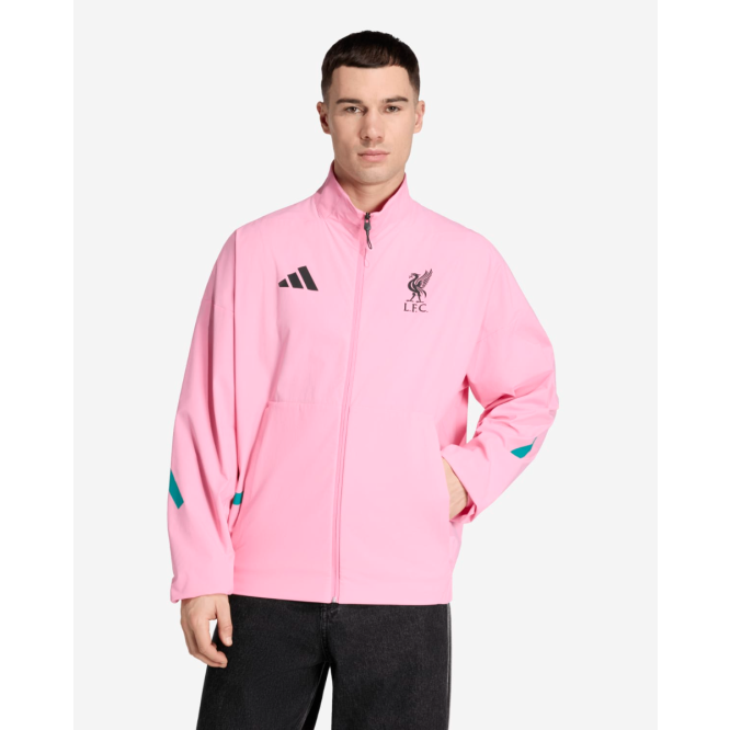 LFC Adidas メンズ 25/26 Z.N.E アンセムジャケットピンク