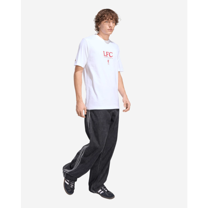 LFC Adidas メンズシャンクリーゲイツトレフォイルTシャツホワイト
