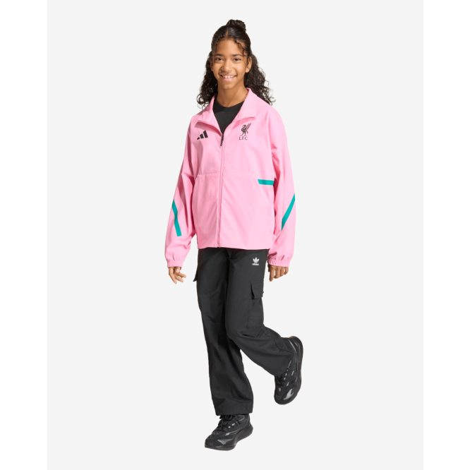 LFC adidas Juniors 25/25 Z.N.E Anthem Jacket Pink