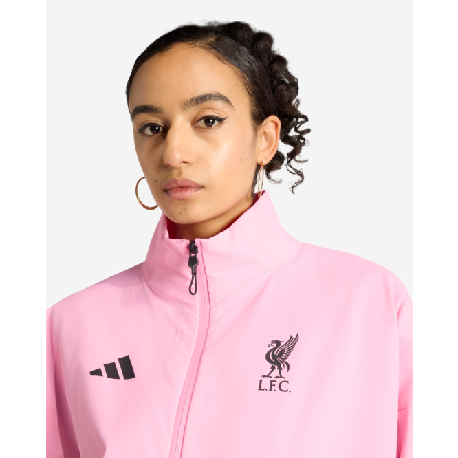 LFC adidas Womens 25/26 Z.N.E Anthem Jacket Pink