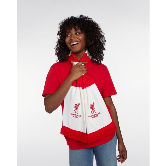LFC 女性用レッド & ホワイトバースカーフ