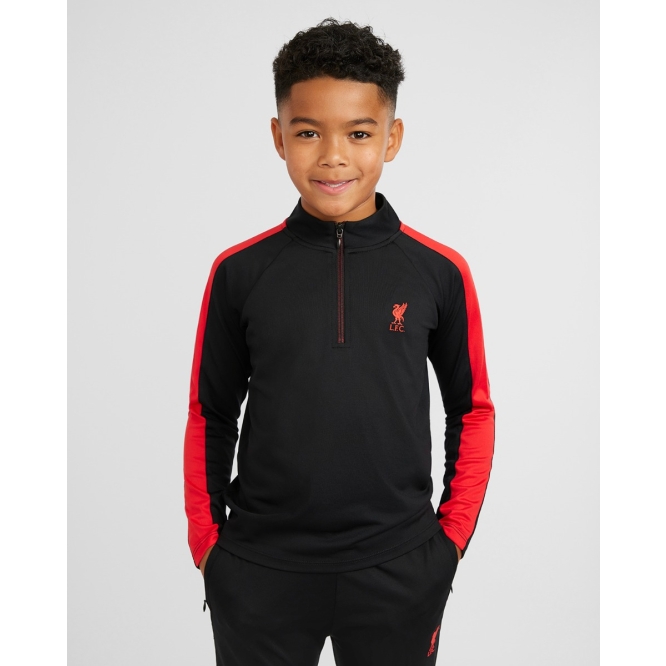 LFC Juniors Quarter Zip Top Black