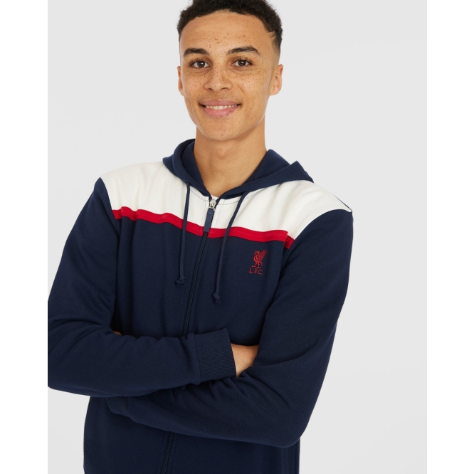 LFC Mens Colour Block Zip Through Hoody