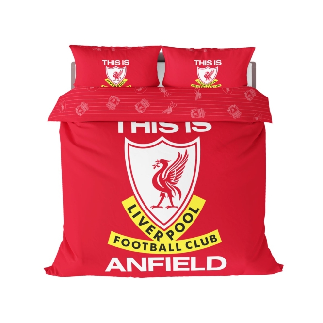 Liverpool fc bedding double best sale