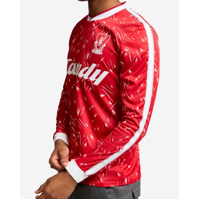 LFC Retro Adults 89/91 Candy Long Sleeve Home Shirt
