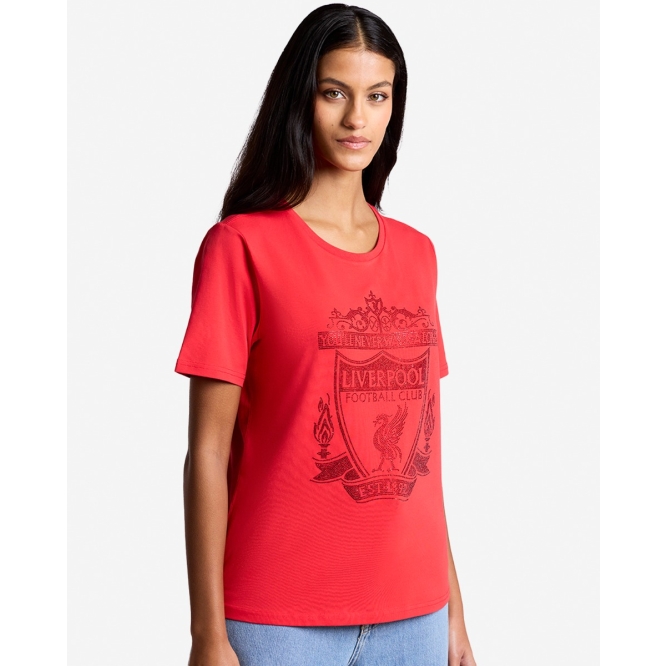 LFC レディースディアメンテクレストTシャツレッド